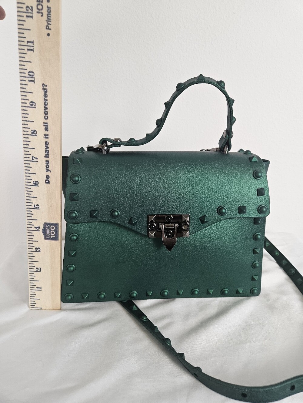 Studded Green Jelly Purse - Picture 8 of 10